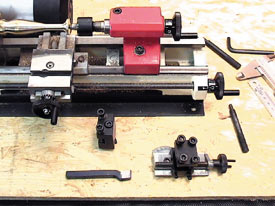 仕上げ加工をする為にトップスライド(オプション)を用意します。