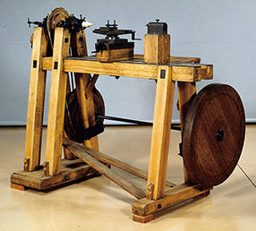 株式会社 東洋アソシエイツ | TOYOAS NEWS | ワグネルガの足踏み式旋盤（複製）
